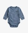 Belletex Kiddos Organic Bodysuit - Dusty Blue Kimono