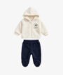 Belletex Kiddos Fleece 2-Piece Set - Cream / Navy Bear