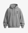 Belletex Menswear Oversized Hoodie - Heather Grey - 450 GSM Heavyweight
