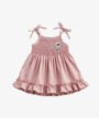 Belletex Kiddos Cotton Dress - Dusty Pink Smocked