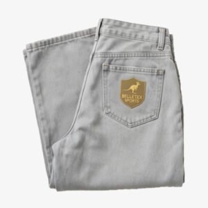 Baggy Fit Light Grey Jeans