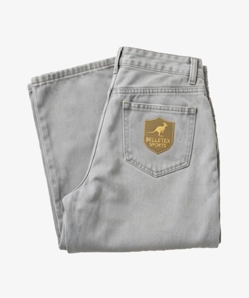 Baggy Fit Light Grey Jeans