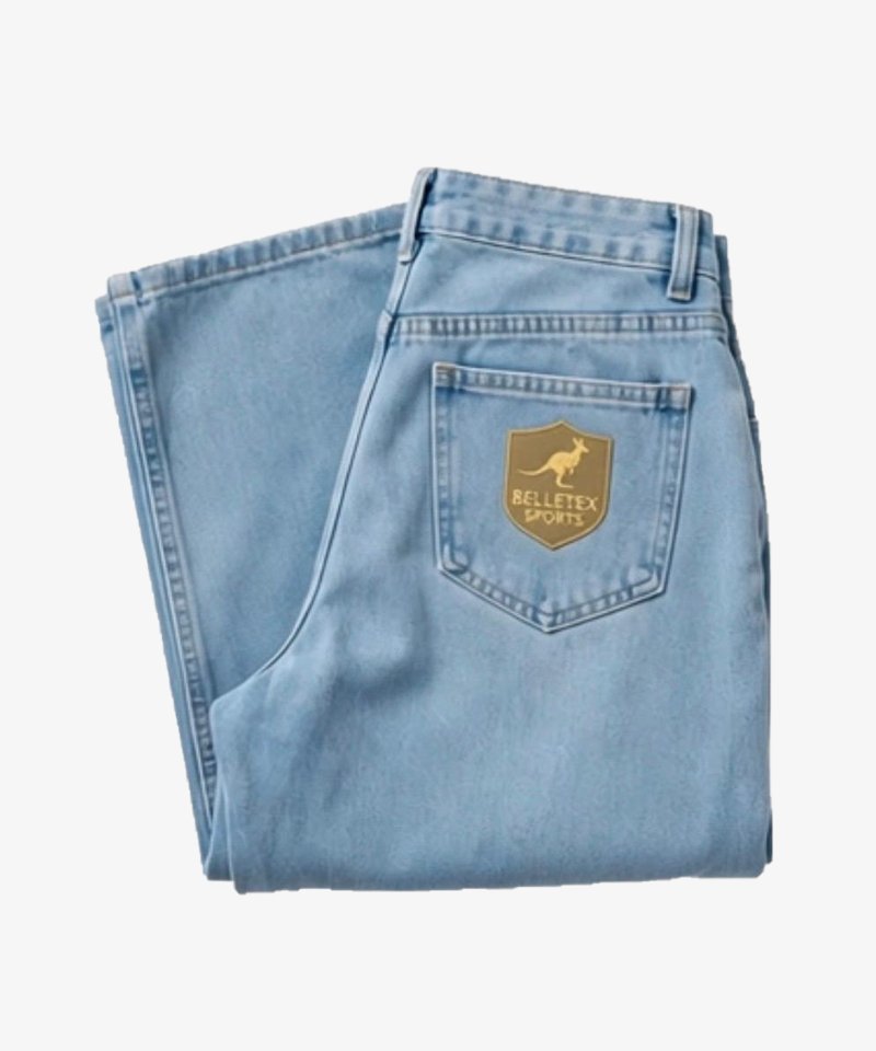 Balloon Fit Light Blue Jeans